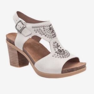 Dansko Deandra Studded Sandal Block Heel 42 US 11.5-12